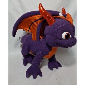 Skylanders Spyro The Purple Dragon Plush Stuffed Animal 2012 Lights Sounds Works